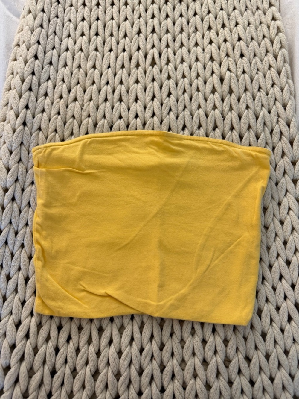 yellow tube top